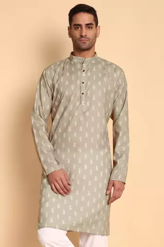 Vineheart digital print knee length kurta mandarin collar mandarin collar onion small