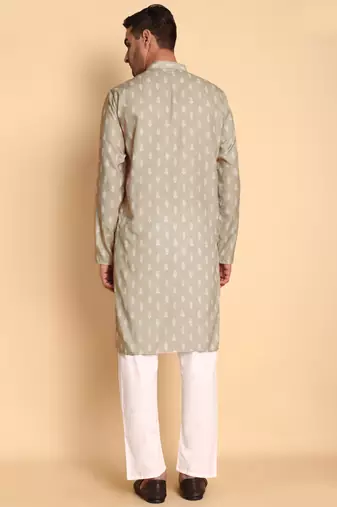 Vineheart digital print knee length kurta mandarin collar mandarin collar onion small