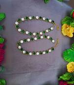 Size 11 inch adjustable brass multi stone stud anklet