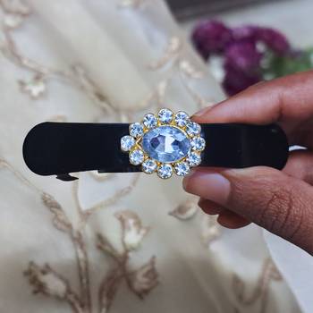 Size 3.50 inch brass black stone stud  bakal 1
