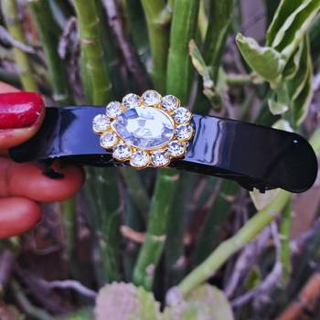 Size 3.50 inch brass black stone stud  bakal 2