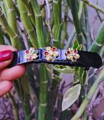 Size 3.50 inch  brass black stone stud  bakal