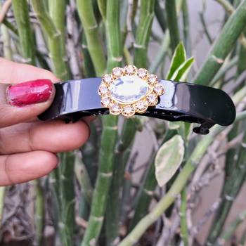 Size3.50 inch brass black stone stud  bakal 2