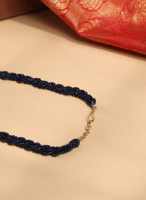 Multi-Strand Black Bead Necklace 3