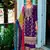 Purple Embroidered Chinon Punjabi Salwar Suit