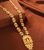 Antique Gold-Plated Temple Jewellery Long Haram