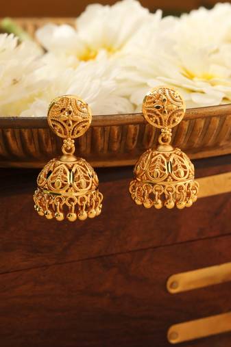 Gold Dangler Earrings