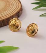 Gold Studs with Elegant Design