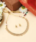 Gold High Necklace Set