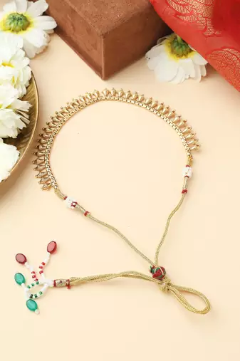Gold High Necklace Set