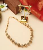 Gold Necklace Set with Ball-Inspired Design