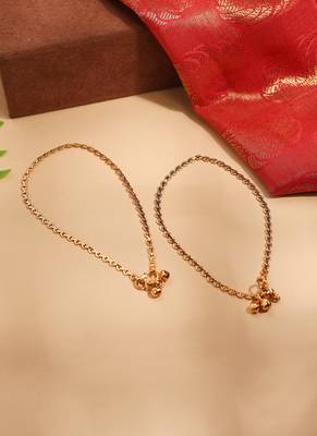Gold Anklet Pair 2