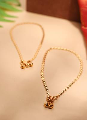 Gold Anklet Pair 3