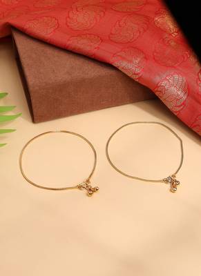 Gold Anklet Pair 1