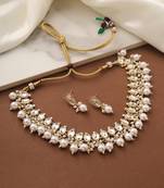 Kundan Necklace Set with Pearls