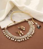 Kundan Necklace Set with Pearls