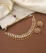 Kundan Necklace Set with Matching Earrings