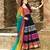 Arena Fashions Designer Ghagra Black & Awesome Red Anarkali Suit