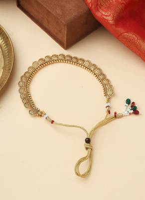 High Gold Necklace Set with Matching Earrings 4