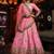 Charismatic Pink Colored Bridal Wear Embroidered Lehenga Choli