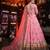Charismatic Pink Colored Bridal Wear Embroidered Lehenga Choli