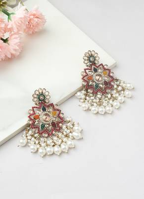 Multicolour Stone Earrings 1