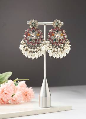 Multicolour Stone Earrings 3