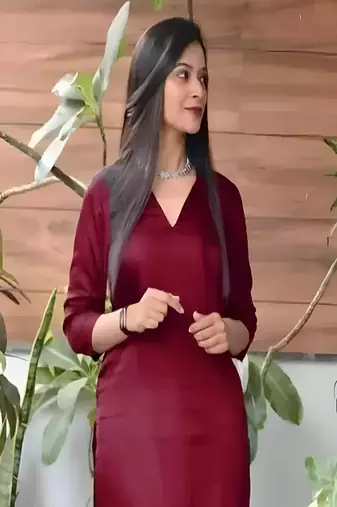 Cotton kurti with pant and dupatta