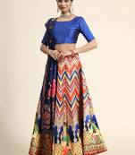 Multicolor Bridesmaid Lehenga Choli for Women