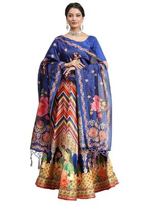 Multicolor Bridesmaid Lehenga Choli for Women 4