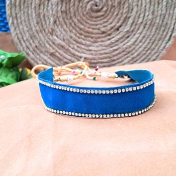 Adjustable size velvet radium stone stud  kanthi 1