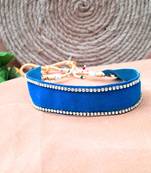 Adjustable size velvet radium stone stud  kanthi