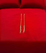 Size adjustable  brass golden stone stud  kan chain