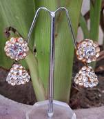 Size 1.5 inch  lakh golden stone stud jhumki