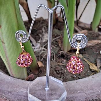 Size 1/2 inch  lakh golden stone stud jhumki 1