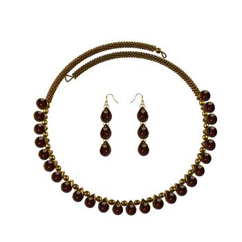 Free size brass golden stone stud hasli 3