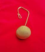 Size 1 inch brass golden plain borla