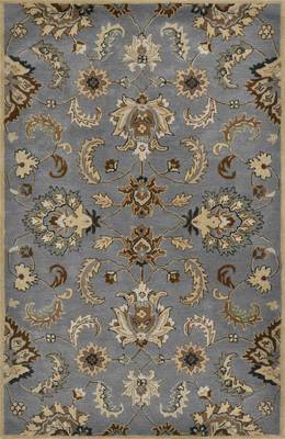 Handmade wool rug 8x10 ft by saraswati global     anti-skid carpet perfect for living, bedroom, kids' room & office use. 2
