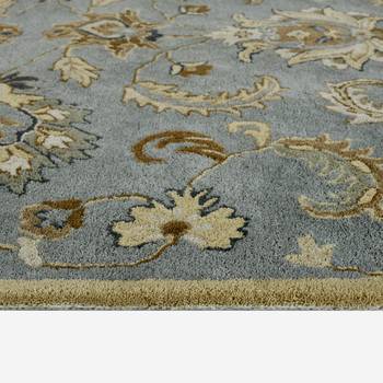 Handmade wool rug 8x10 ft by saraswati global     anti-skid carpet perfect for living, bedroom, kids' room & office use. 3