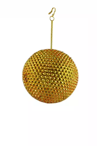 Size 1 inch brass golden plain borla