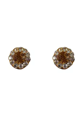 Size 1/2 inch  lakh golden stone stud tops