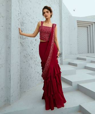 Estelle  corset pre drape saree 1