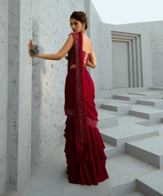 Estelle  corset pre drape saree 2