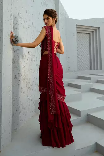 Estelle  corset pre drape saree