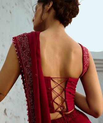 Estelle  corset pre drape saree 3