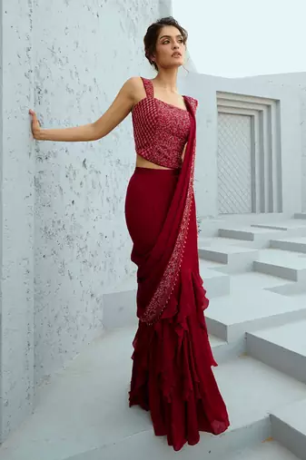 Estelle  corset pre drape saree