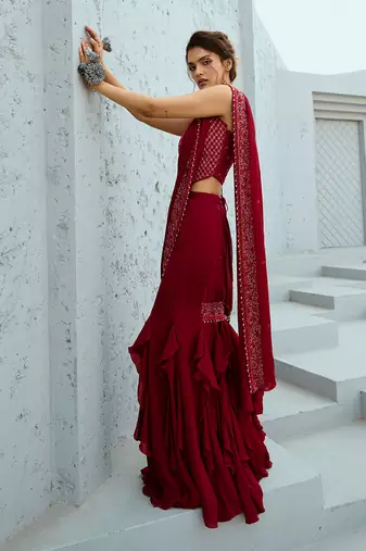 Estelle  corset pre drape saree