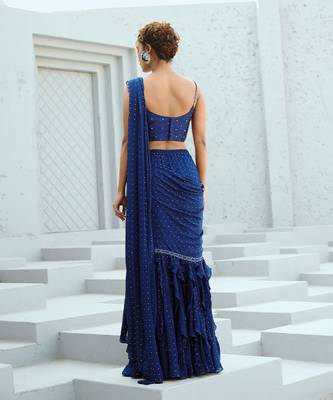 Stella pre drape saree 3