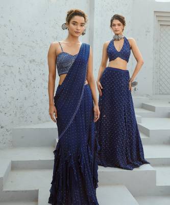Stella pre drape saree 5