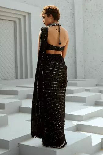 Galaxy pre drape  saree